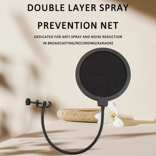 Metal Microphone Pop Filter for Studio Recording