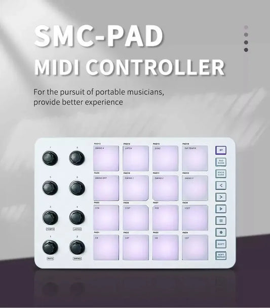 M VAVE SMC PAD Wireless MIDI Controller