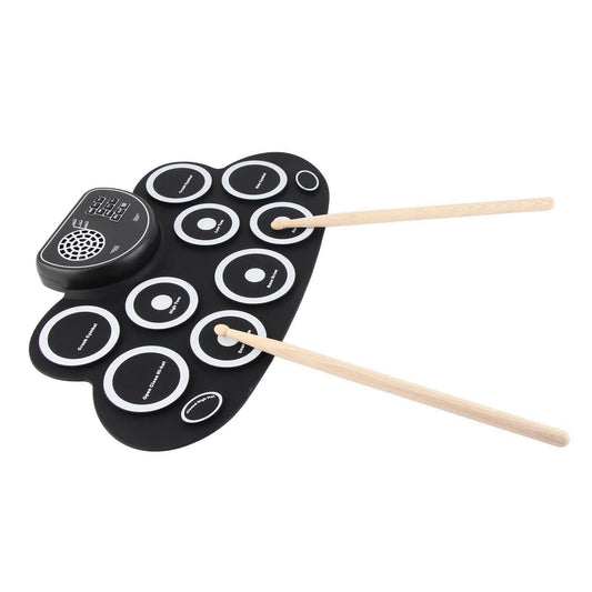Roll Up Electronic Drum Pad with Speakers