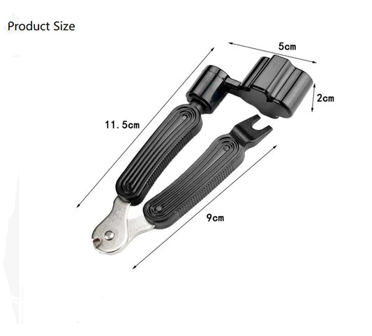 3 In 1 Guitar String Winder Maintenance Tool