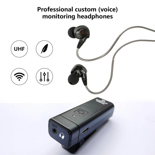 Wireless UHF In Ear Monitor System Stereo