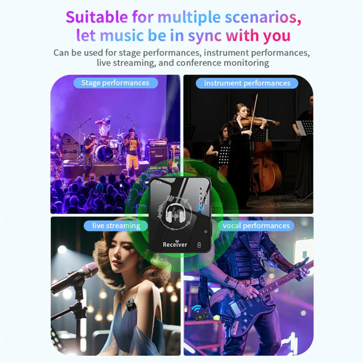 Wireless IEM System 2.4GHz In Ear Monitor