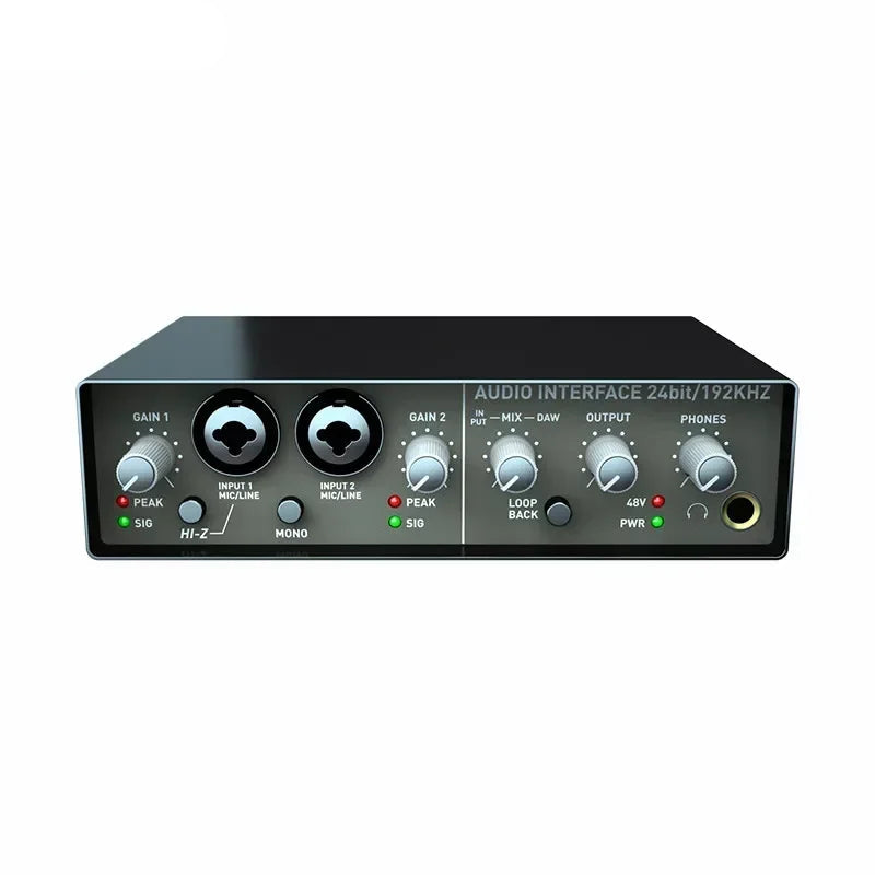 X2 USB Audio Interface 2 Channel Recording