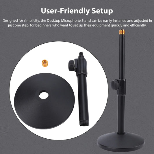 Adjustable Desktop Microphone Stand