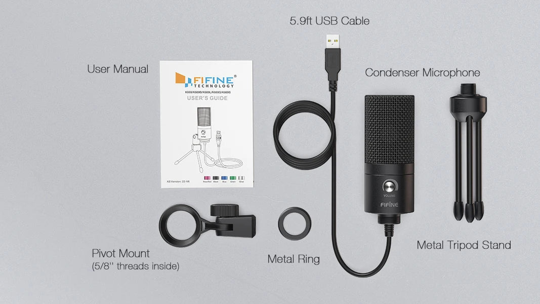 FIFINE K669 USB Condenser Microphone