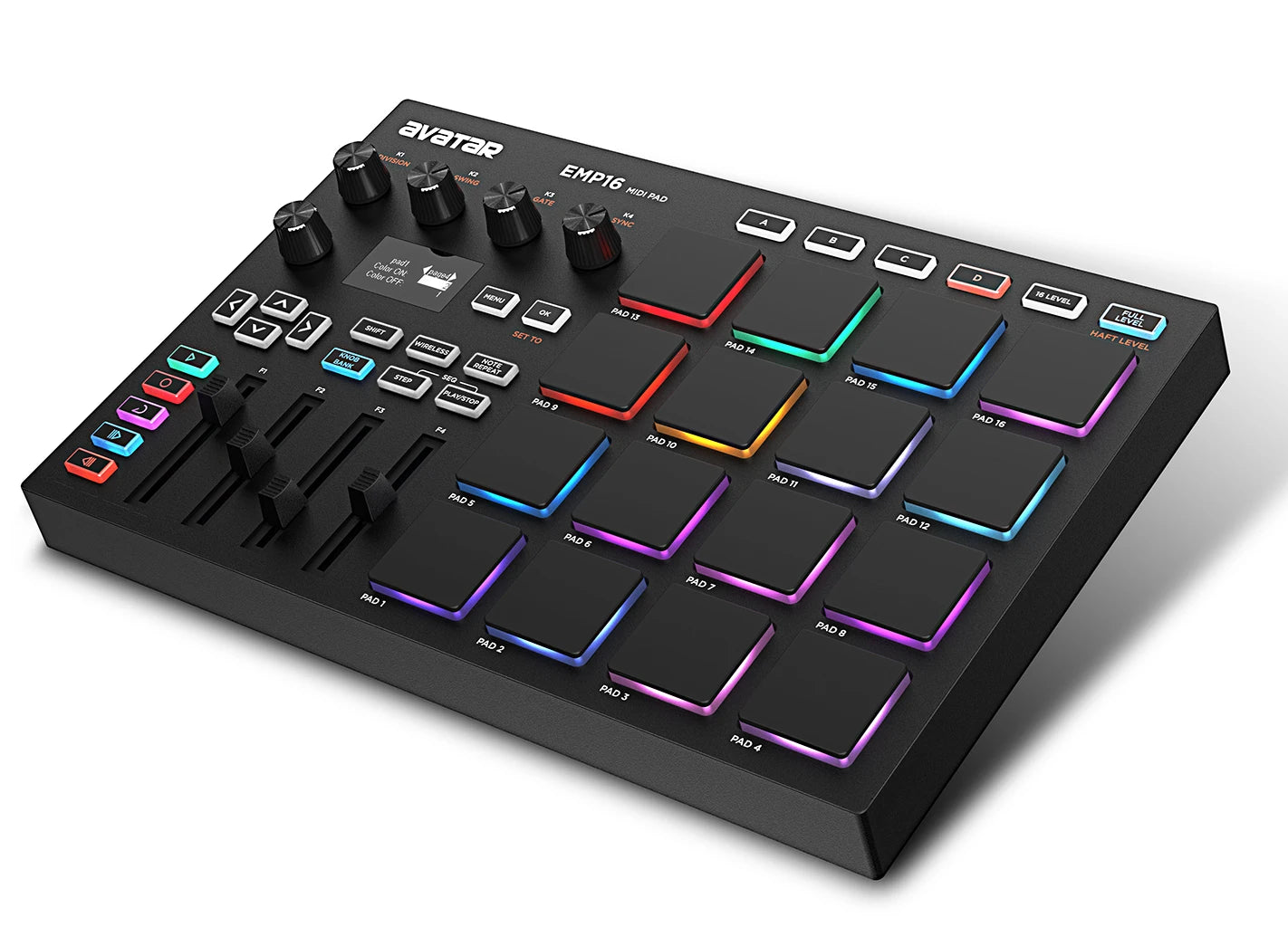 EMP16 MIDI Pad Controller with Bluetooth