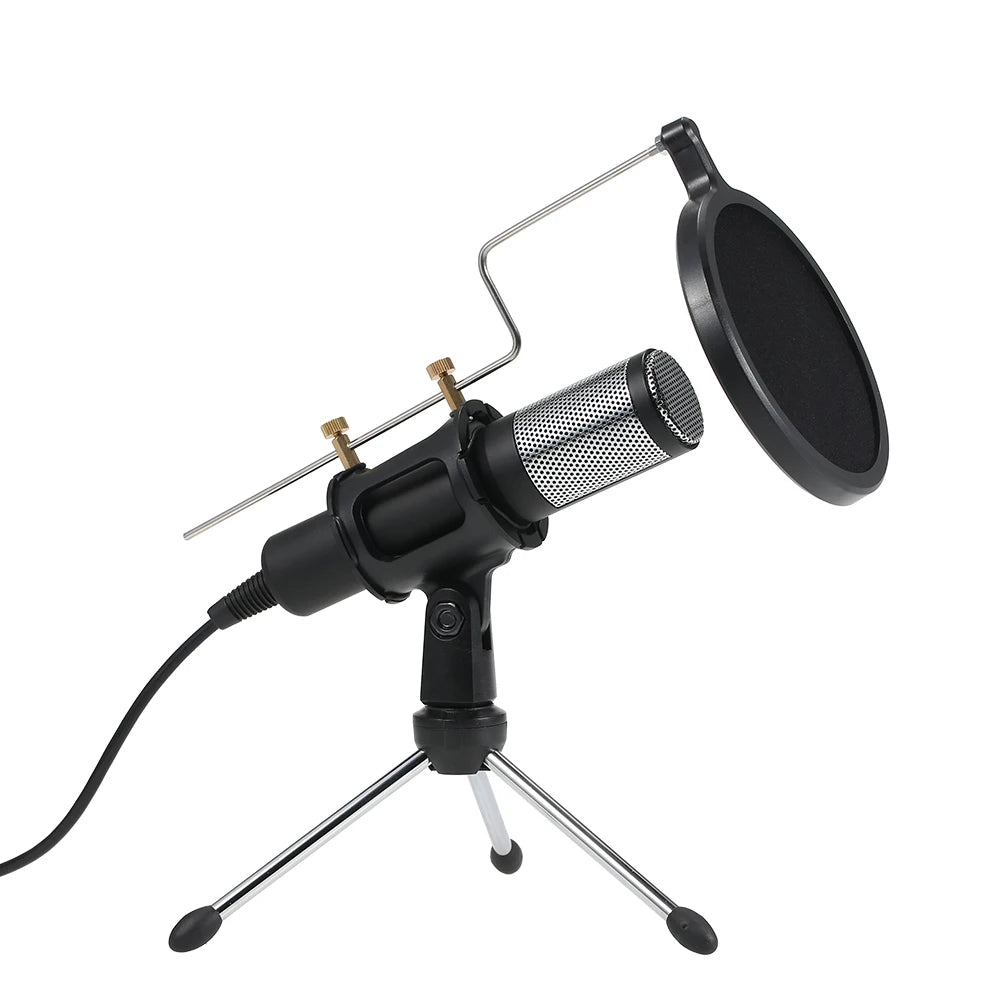 Professional Condenser Microphone with Mini Stand