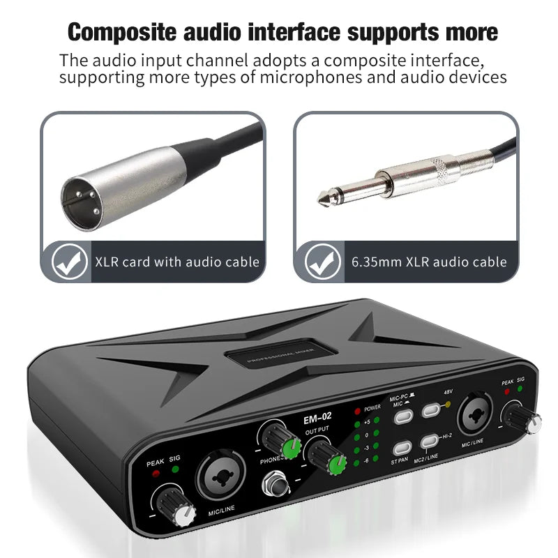 USB Audio Interface 32 Bit 384kHz Recording