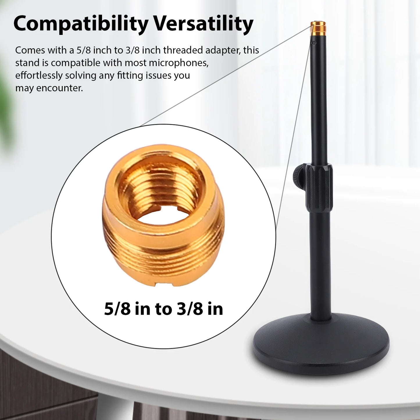 Adjustable Desktop Microphone Stand