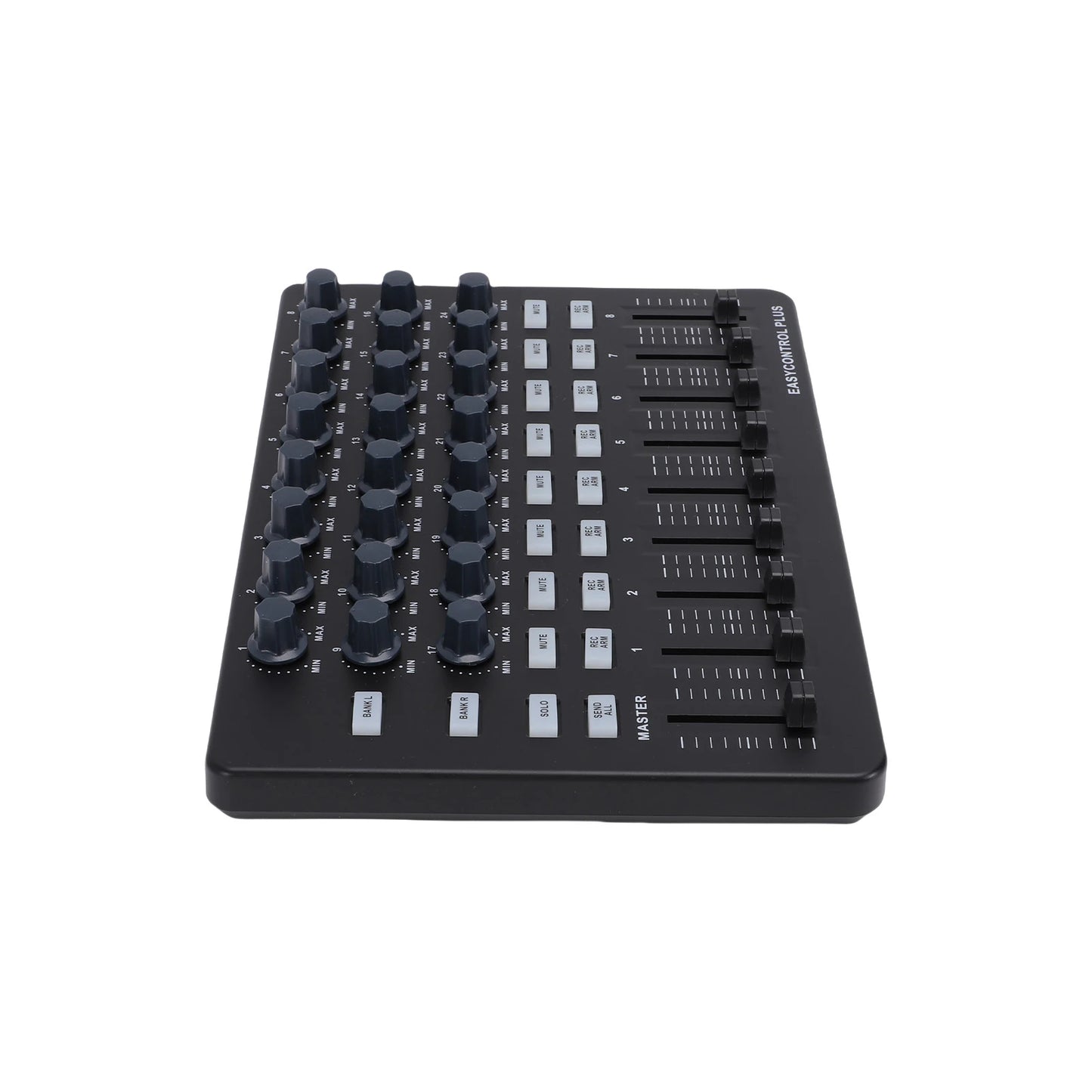 Portable MIDI Controller with Knobs and Faders