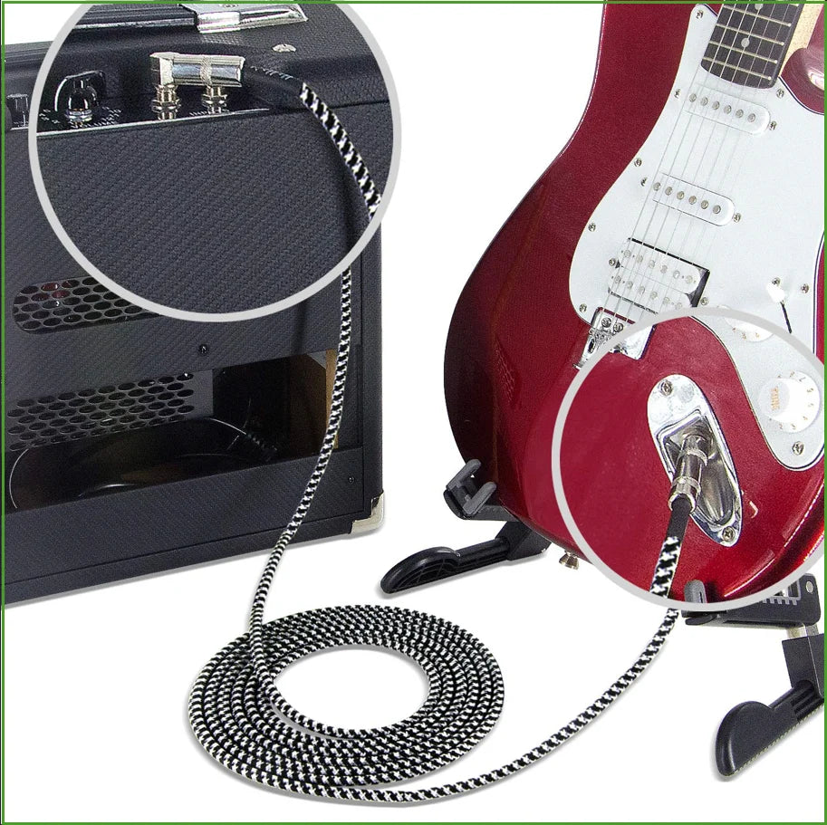 Guitar Instrument Cable Gold Plated
