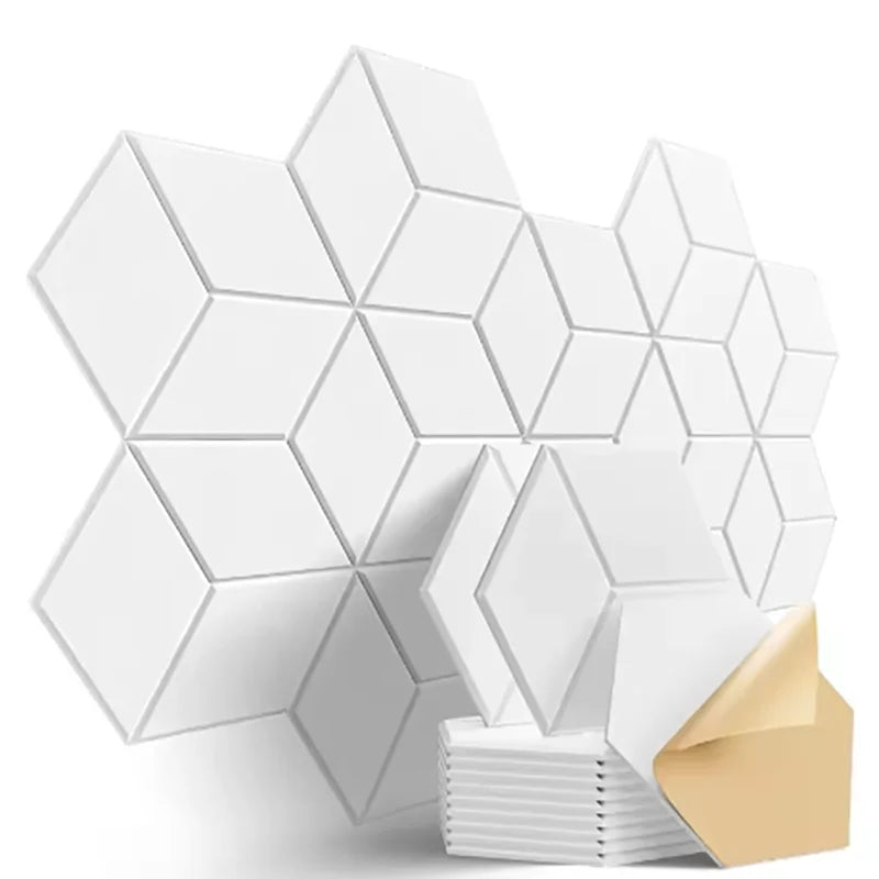 Hexagonal Acoustic Panels 12 Pack