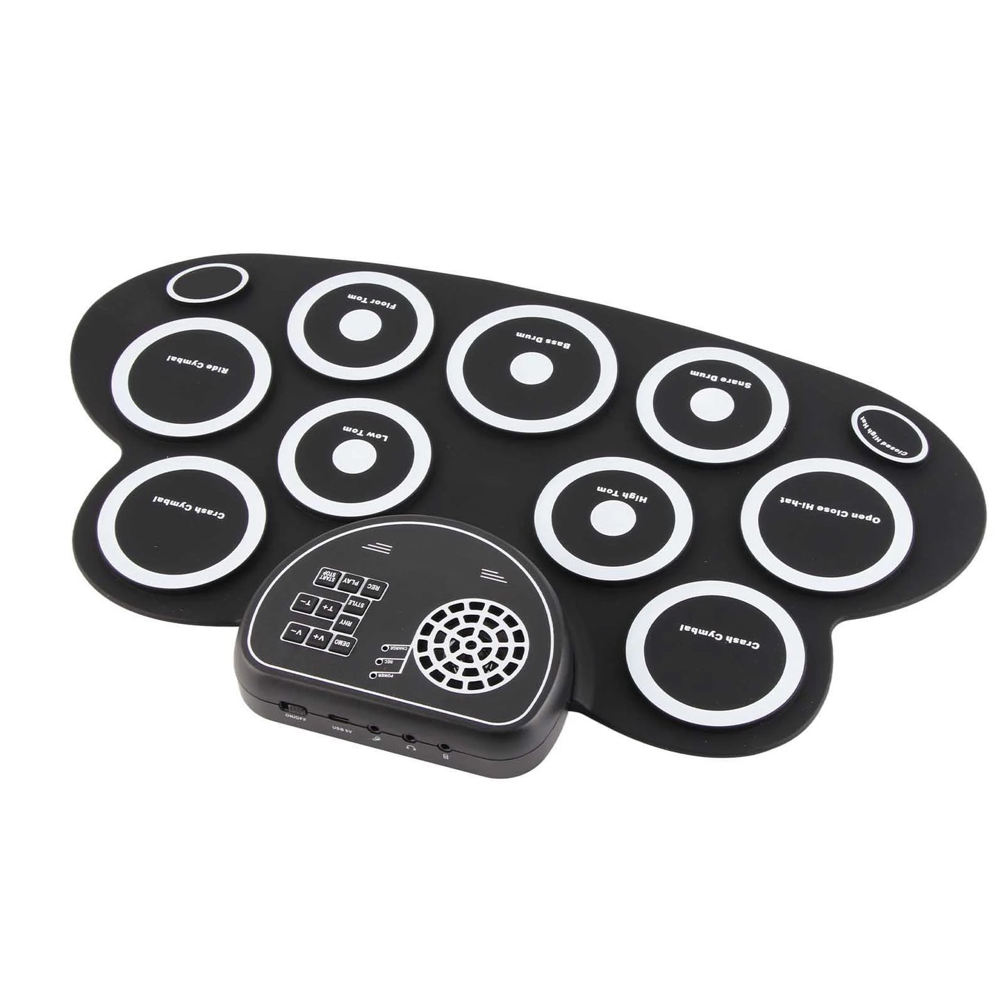 Roll Up Electronic Drum Pad with Speakers