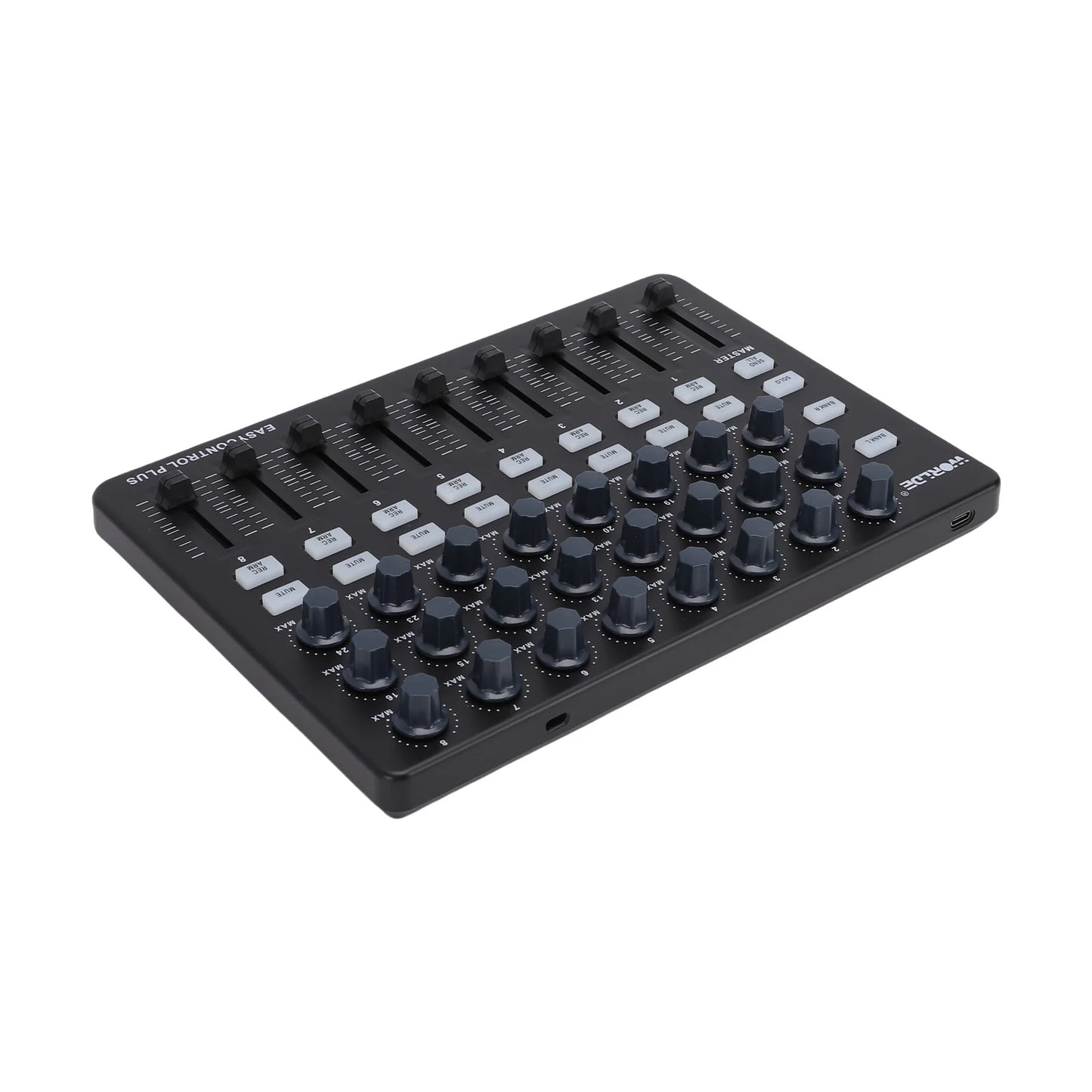 Portable MIDI Controller with Knobs and Faders