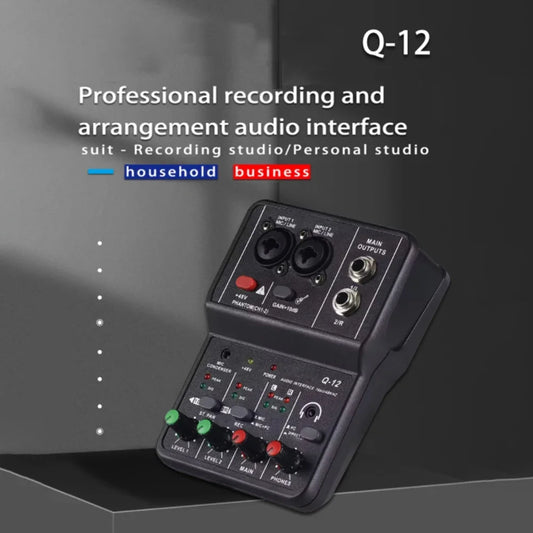 2-Channel USB Audio Interface Mixer