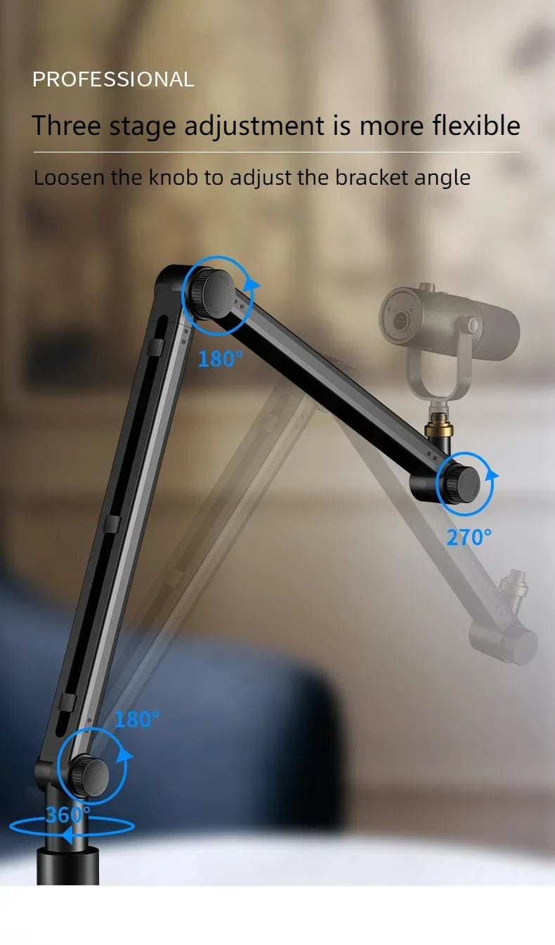 Adjustable Microphone Boom Arm Stand