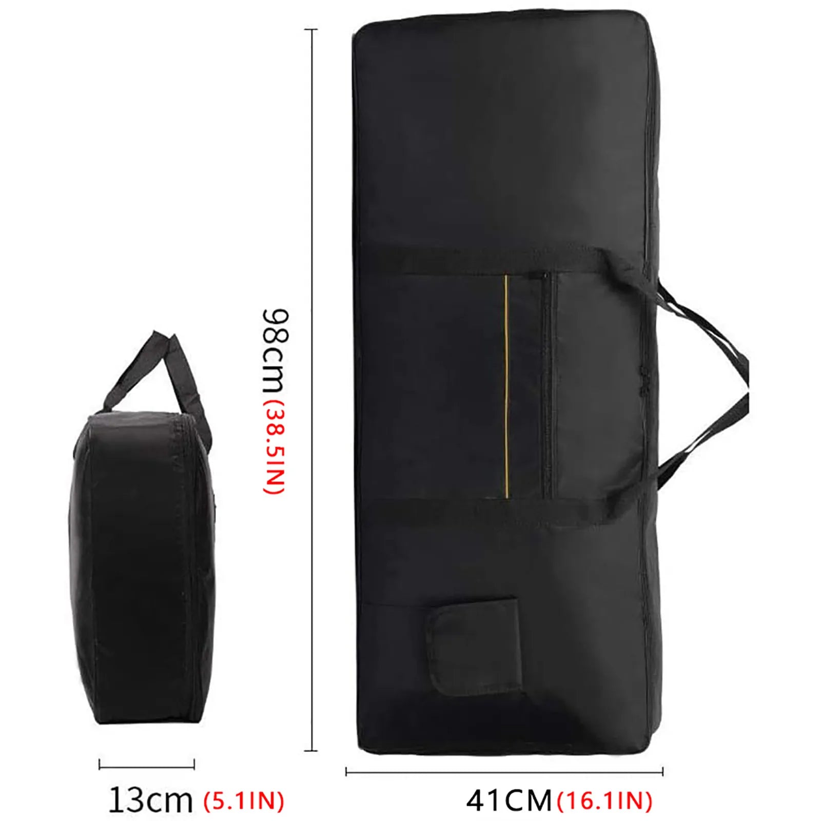 61 Key Keyboard Bag Padded Protective Case