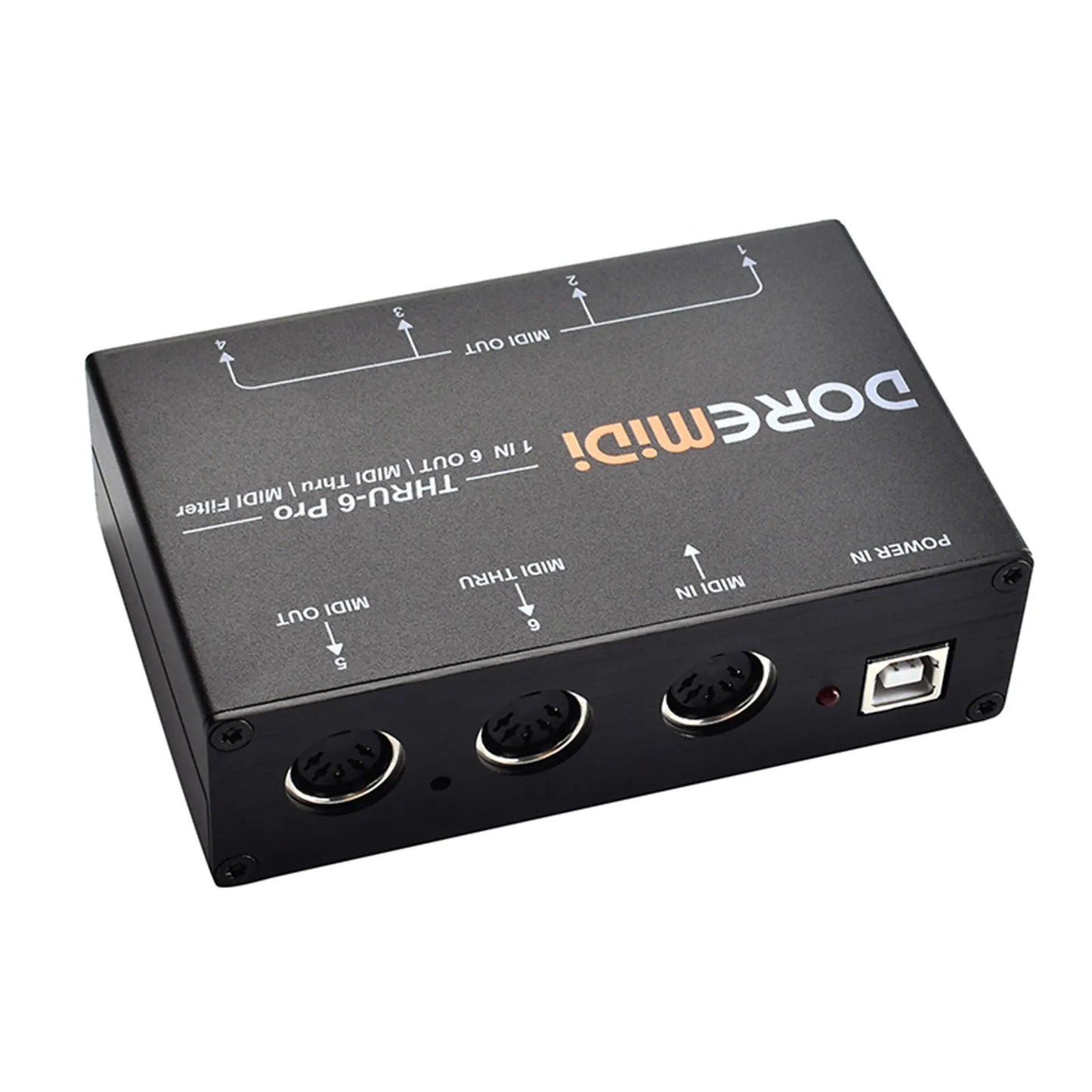 THRU-6 Pro MIDI Splitter Box