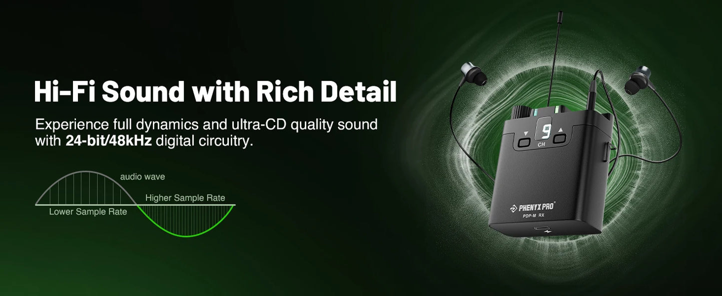 Wireless Stereo In Ear Monitor System