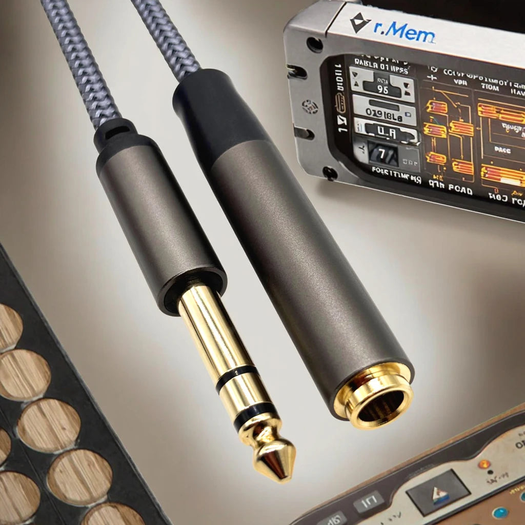 6.35mm TRS Audio Extension Cable