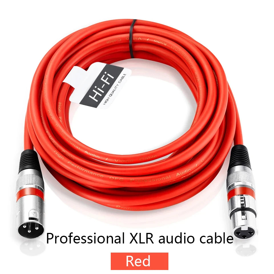 XLR Microphone Extension Cable 3-Pin Balanced