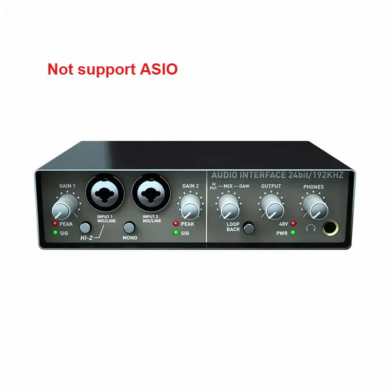 X2 USB Audio Interface 2 Channel Recording