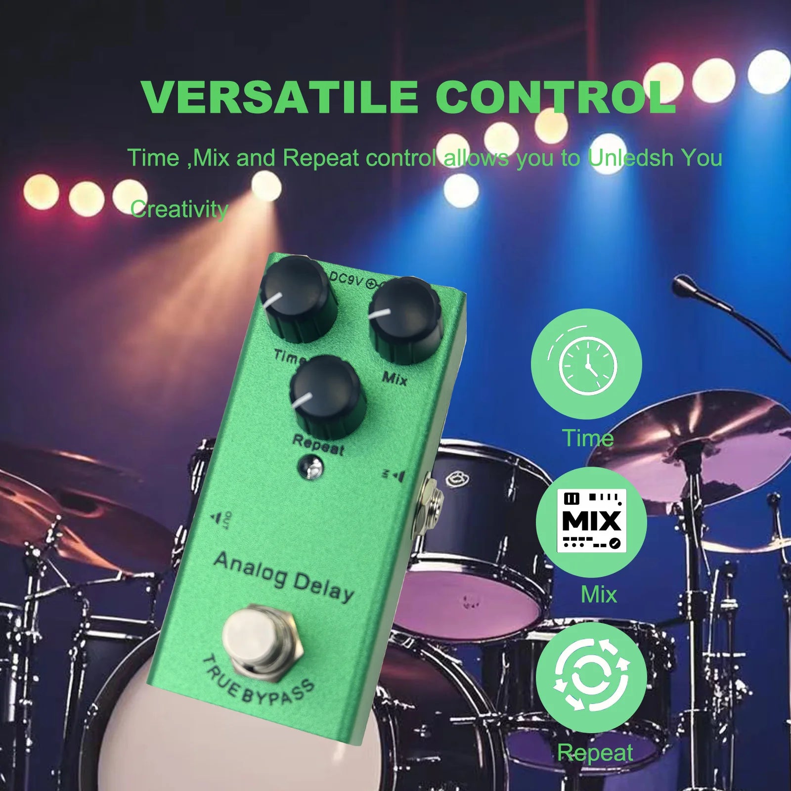 Mini Guitar Effects Pedal Compact Tone Series
