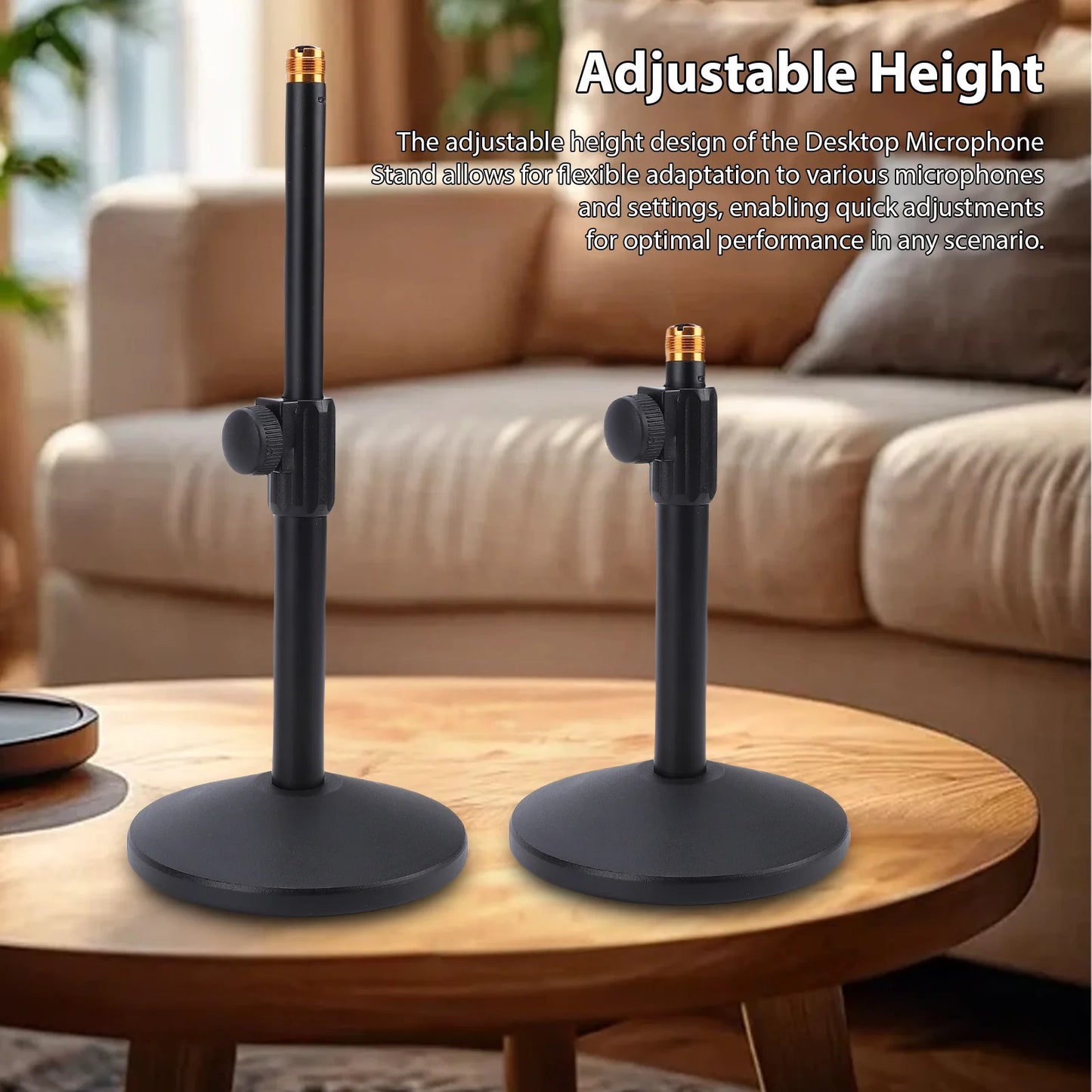 Adjustable Desktop Microphone Stand