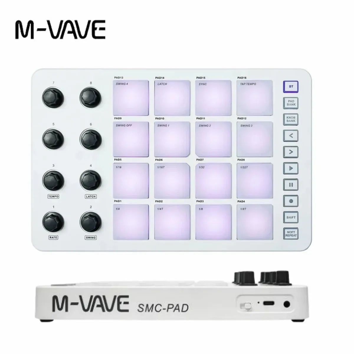 M VAVE SMC PAD Wireless MIDI Controller