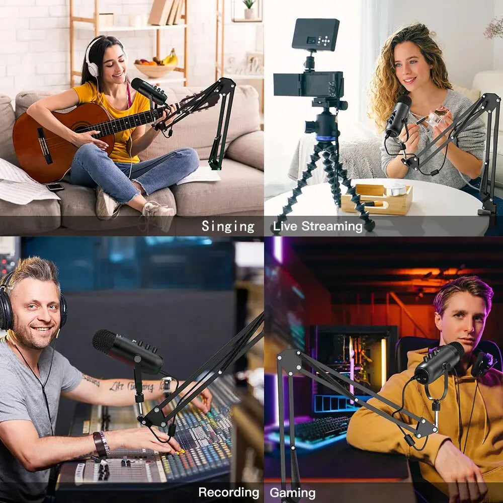 USB Cardioid Condenser Microphone Kit