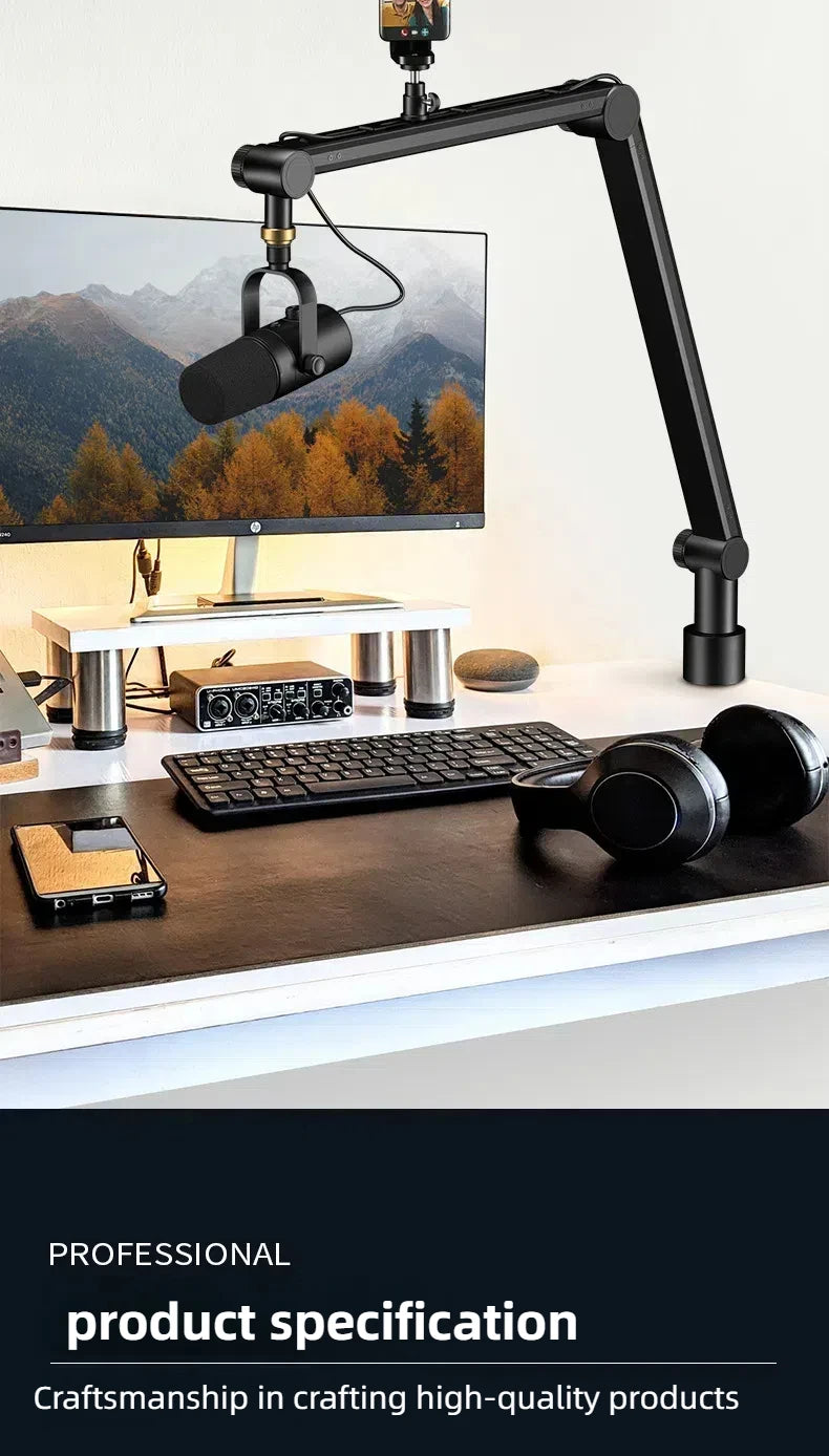 Adjustable Microphone Boom Arm Stand