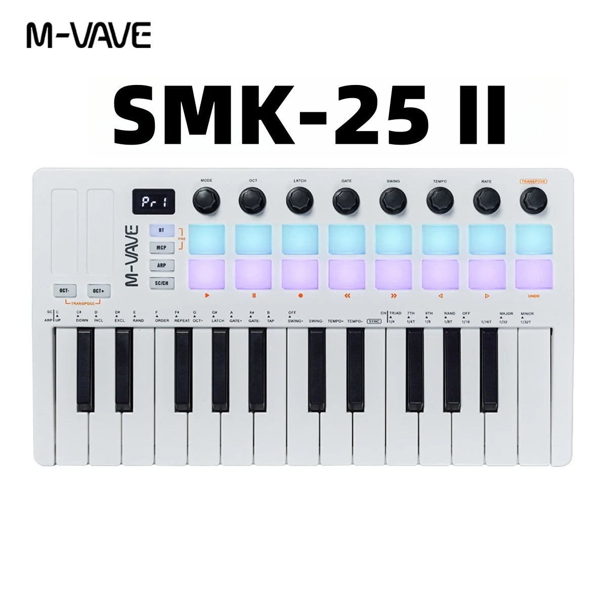 M-VAVE SMK-25 II MIDI Keyboard Controller