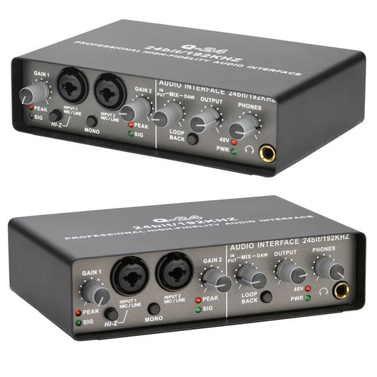 USB Audio Interface 24 Bit 192kHz Recording