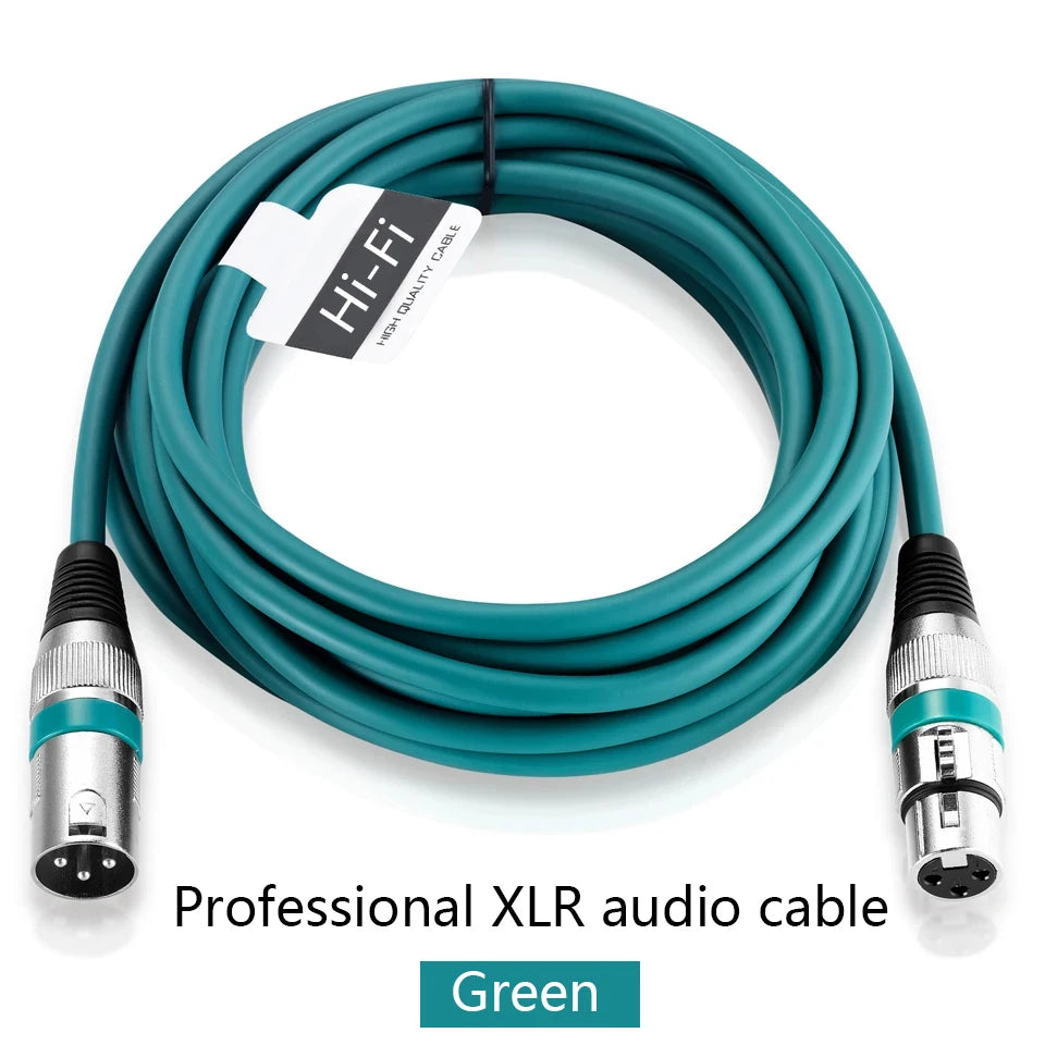 XLR Microphone Extension Cable 3-Pin Balanced