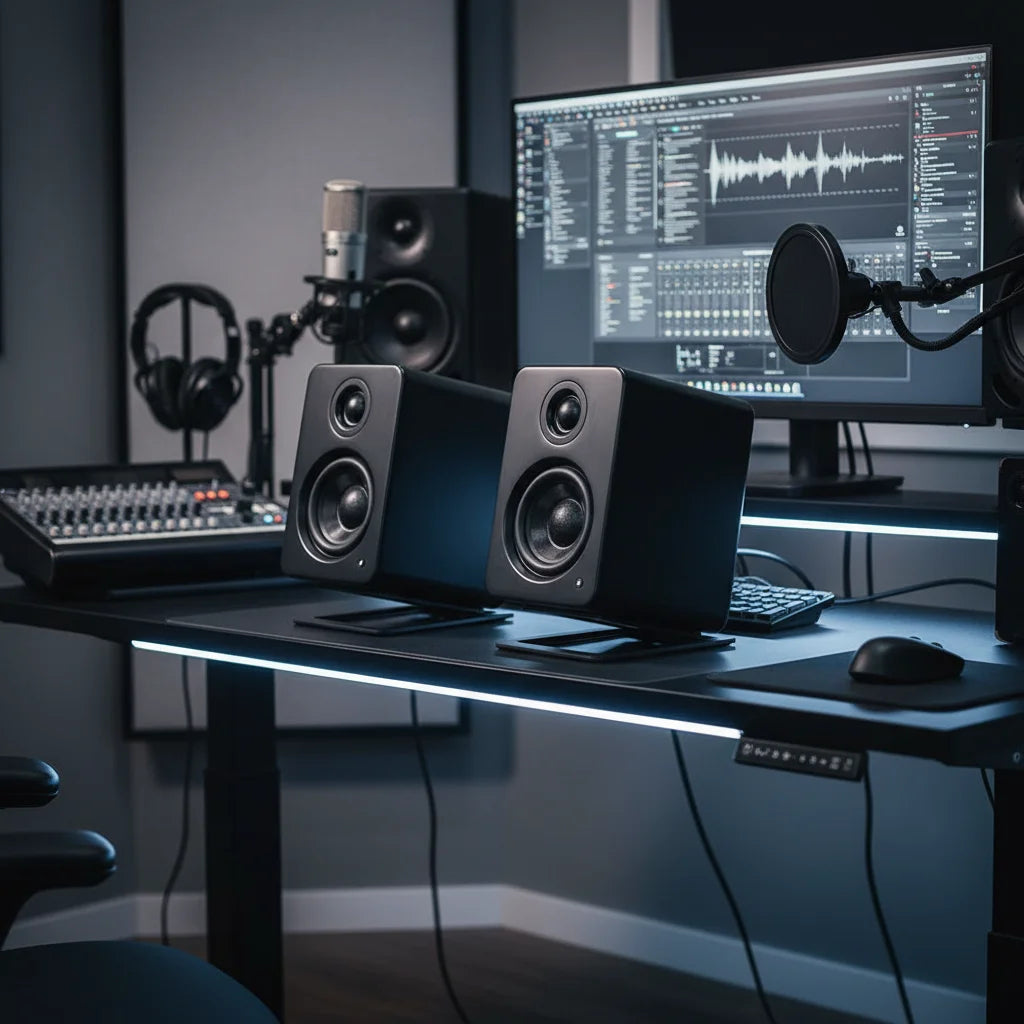 Heavy Duty Desktop Speaker Stands