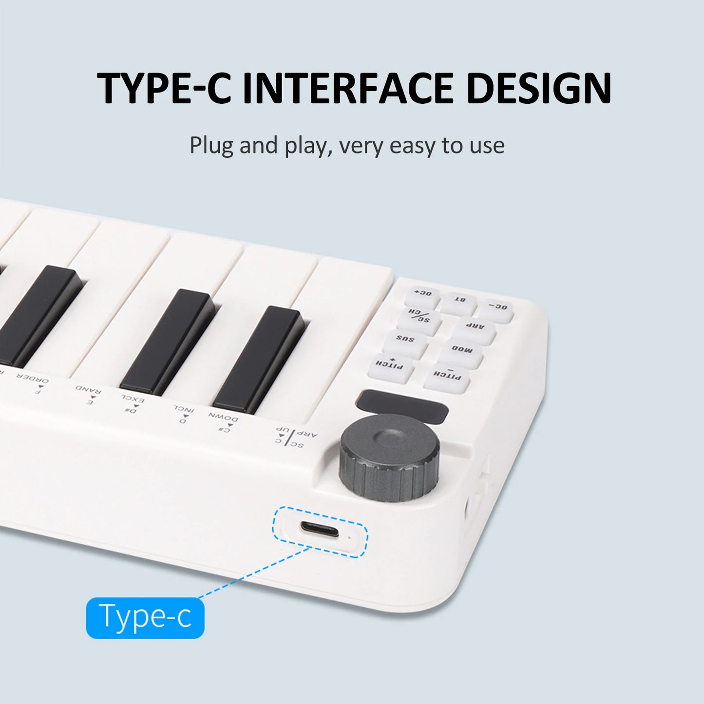M-VAVE SMK-25mini MIDI Keyboard Controller