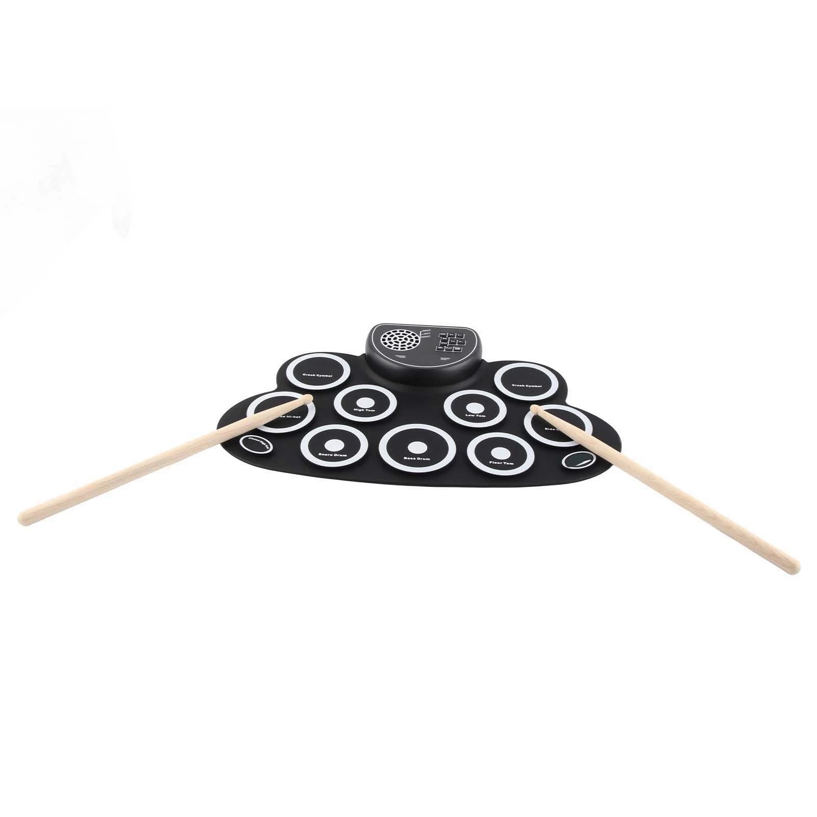Roll Up Electronic Drum Pad with Speakers