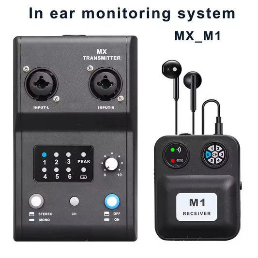 Wireless In Ear Monitor System Stereo Audio