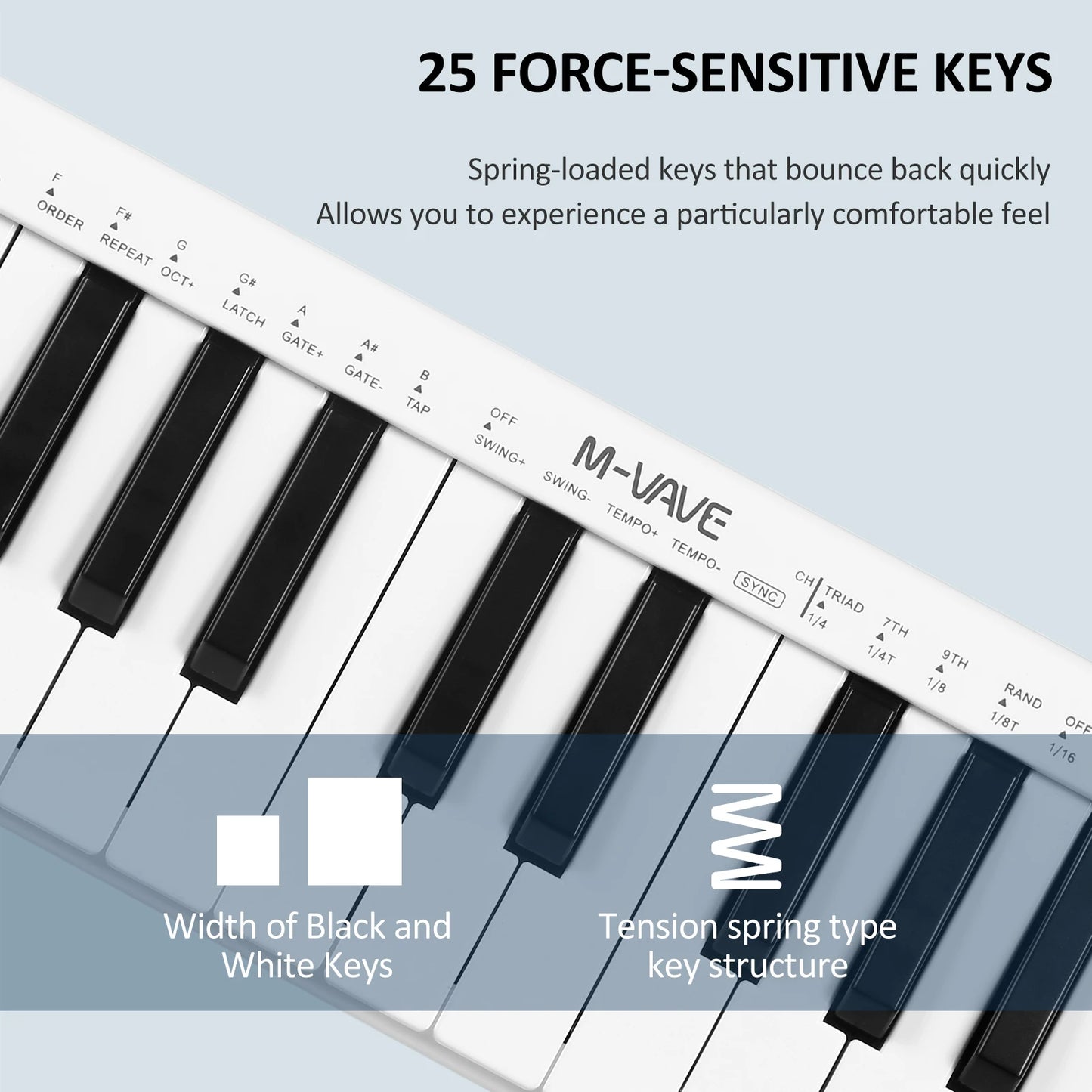 M-VAVE SMK-25mini MIDI Keyboard Controller