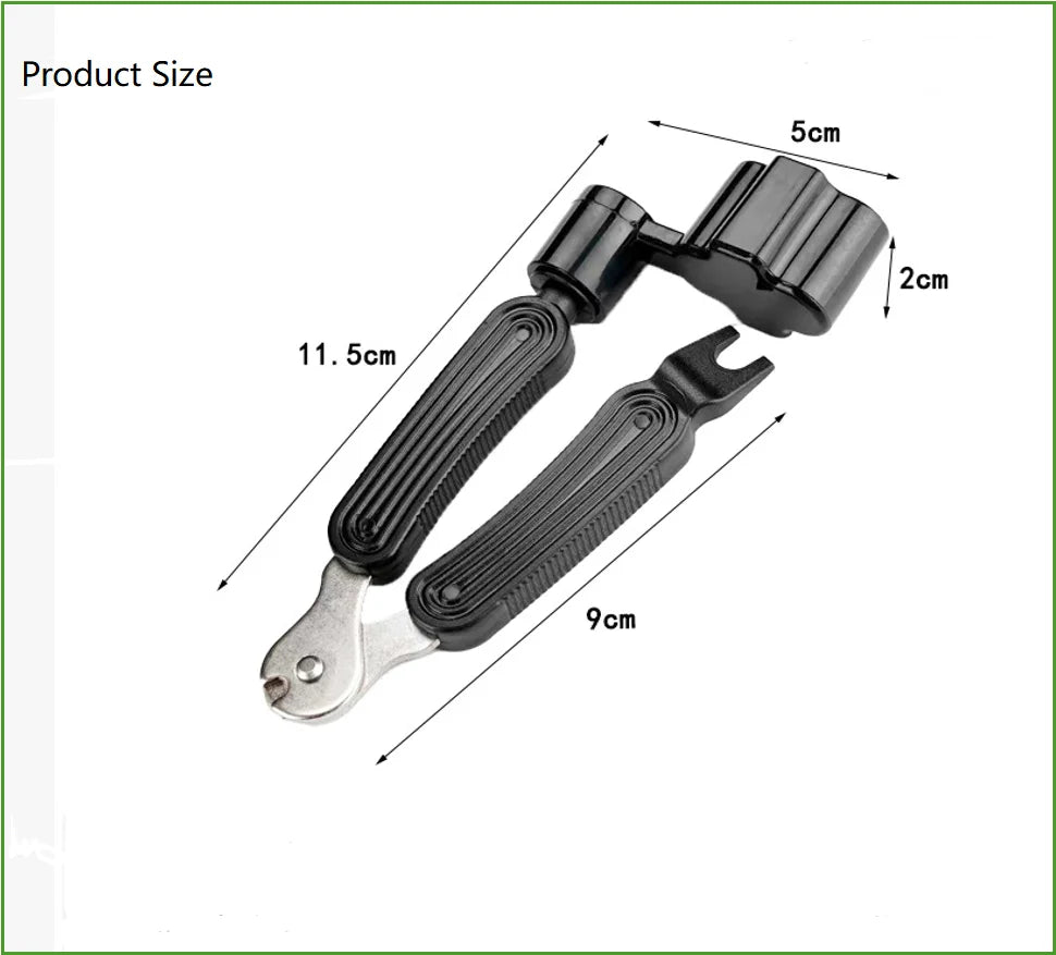 3 In 1 Guitar String Winder Maintenance Tool