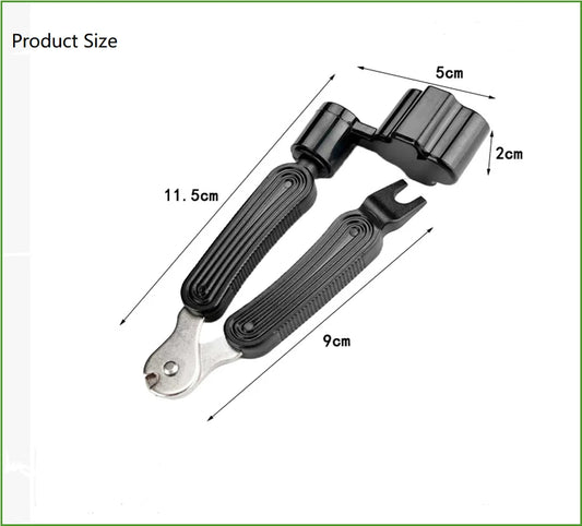3 In 1 Guitar String Winder Maintenance Tool