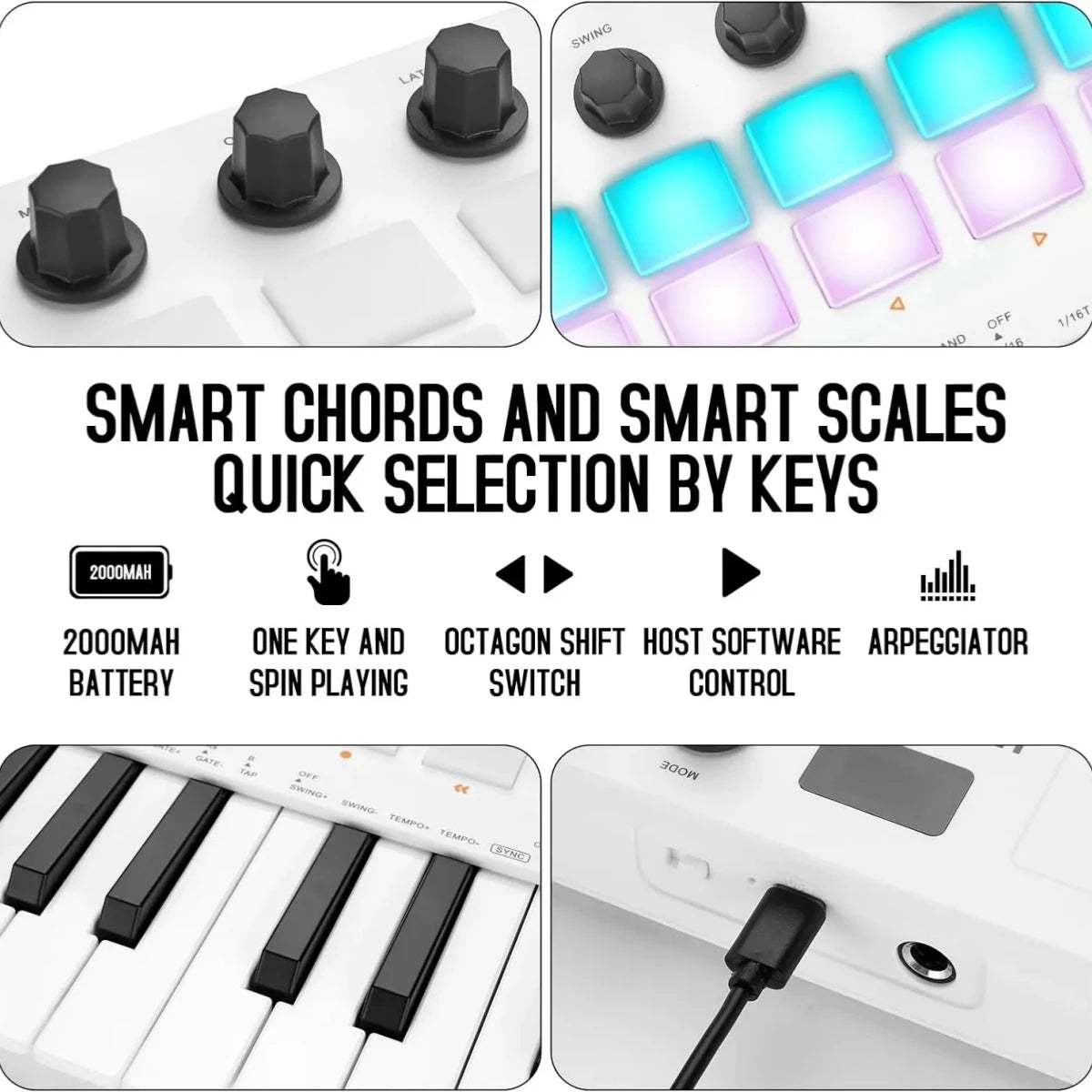 M-VAVE SMK-25 II MIDI Keyboard Controller