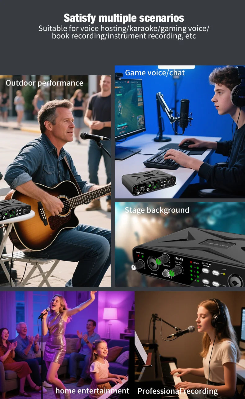 USB Audio Interface 32 Bit 384kHz Recording