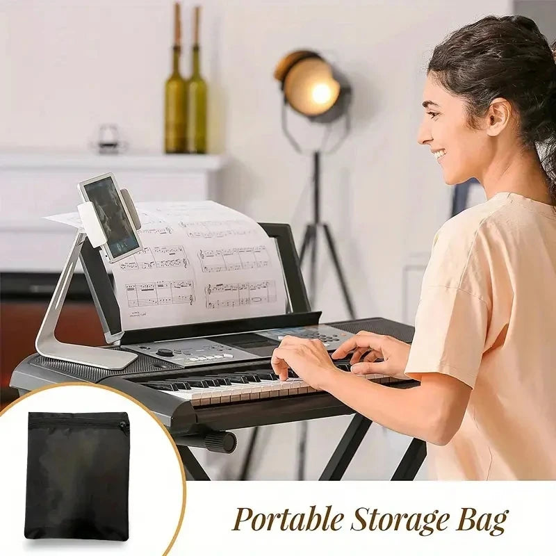 61 Key Piano Dust Cover Adjustable Canvas