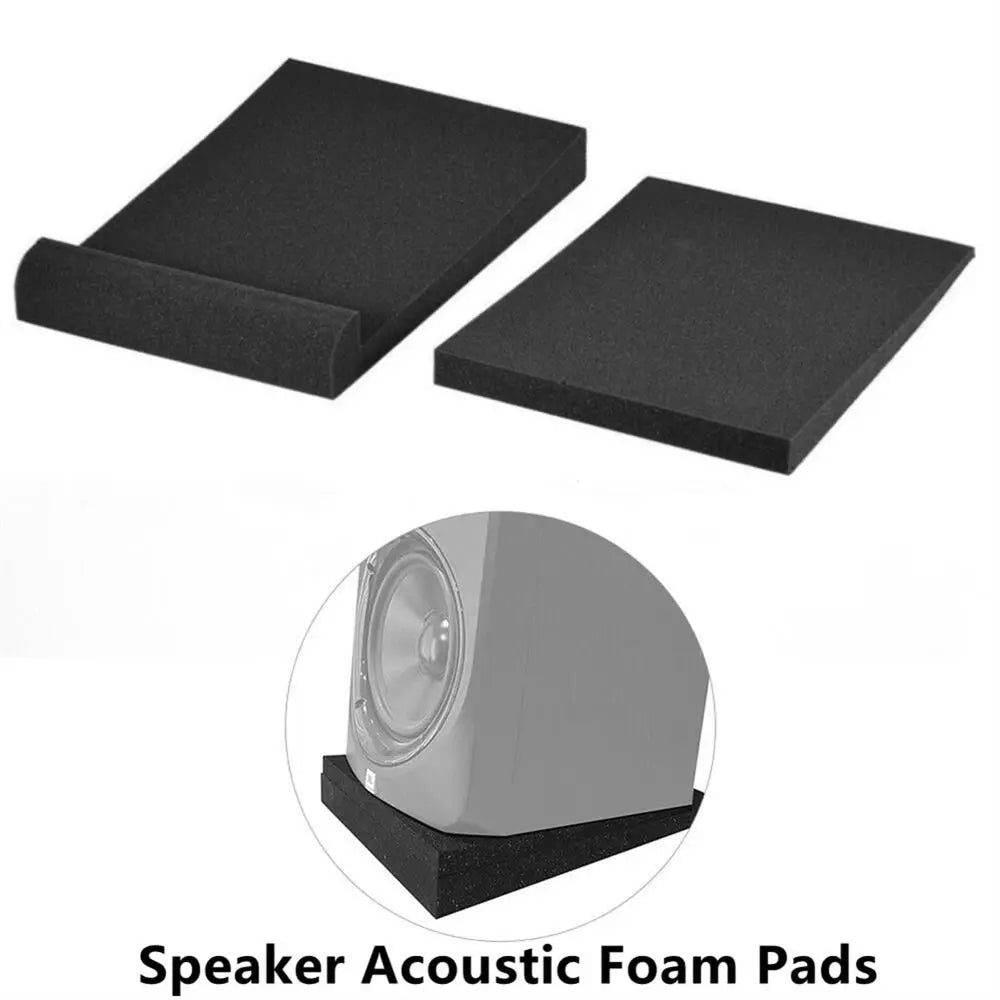 Studio Monitor Isolation Pads 33cm Acoustic Foam