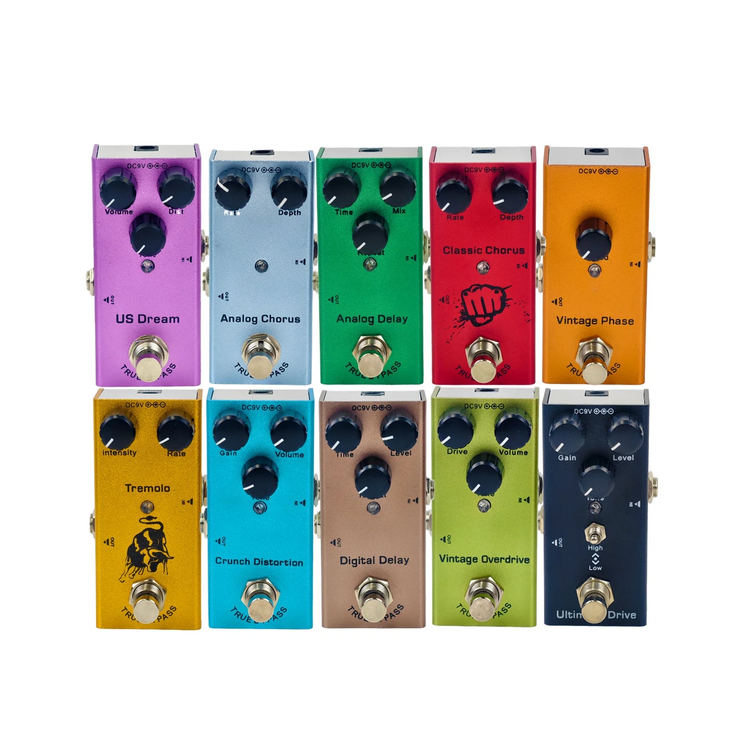 Mini Guitar Effects Pedal Compact Tone Series