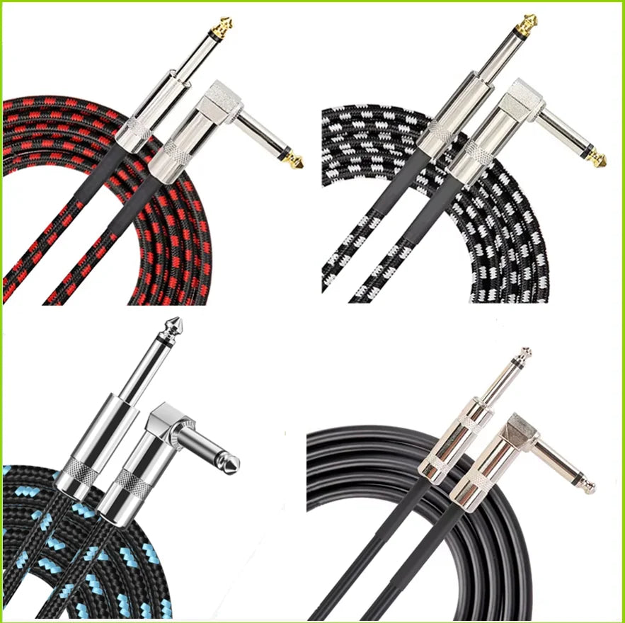 Guitar Instrument Cable Gold Plated