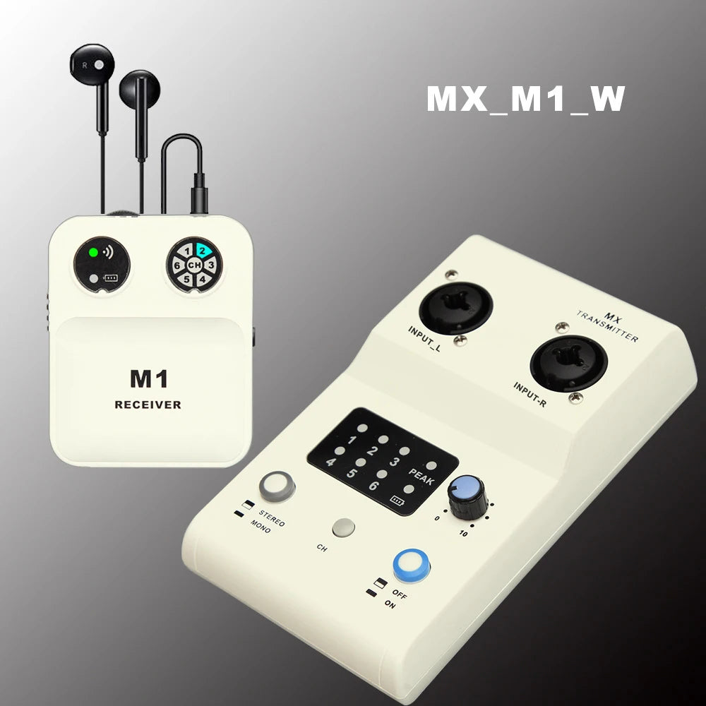 Wireless In Ear Monitor System Stereo Audio