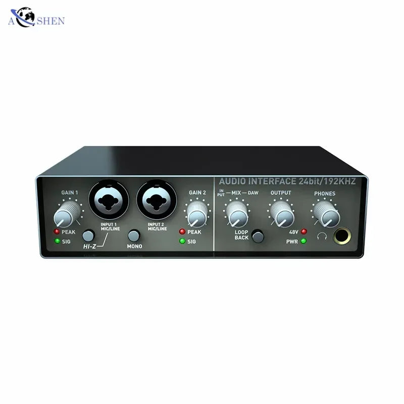 X2 USB Audio Interface 2 Channel Recording