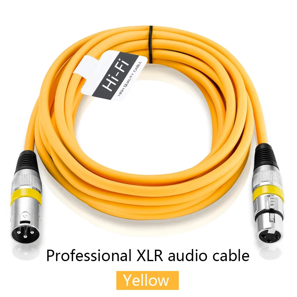 XLR Microphone Extension Cable 3-Pin Balanced